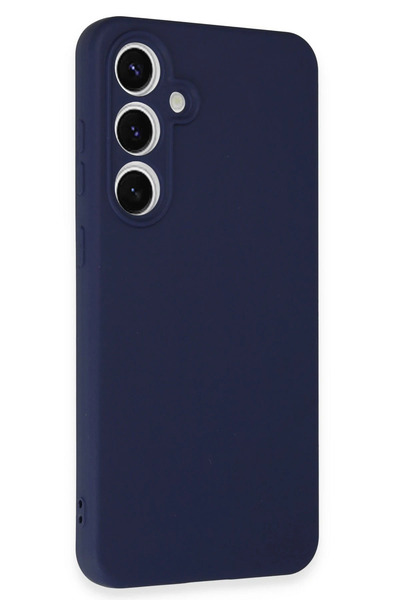 NewFace Drnds Samsung Galaxy S24 Fe Case Nano Inside Velvet Silicone (222812) - Navy Blue
