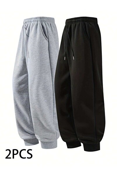 rocassi Unisex 2*Ελαστικό παντελόνι φόρμας μεγάλου μεγέθους