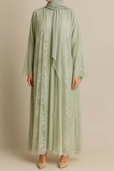 MayaCloset عباية دانتيل عربية فاخرة وكيمونو وفيراس