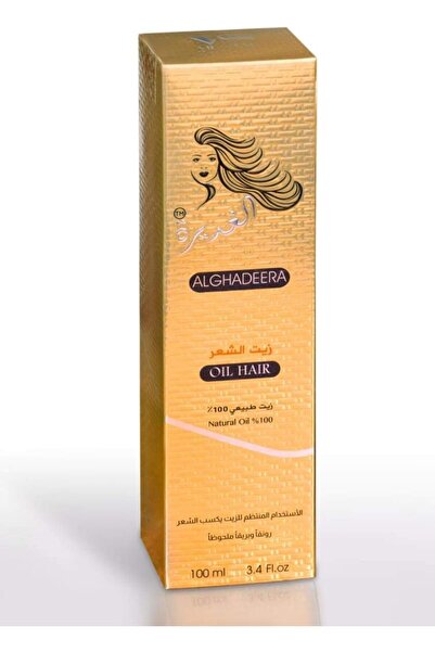Alghadeera زيت الغديرة الطبيعي للشعر، علاج مشاكل الشعر، 100 مل