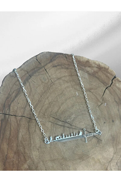 N!da Jewelry 925 Ayar Gümüş LOTR Karakterleri Yüzüklerin Efendisi Kılıç Kolye