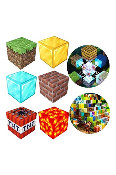 OEM Magnetic Construction Set Pixel Block Base – 38 Pieces, Minecraft Style, 3+ years