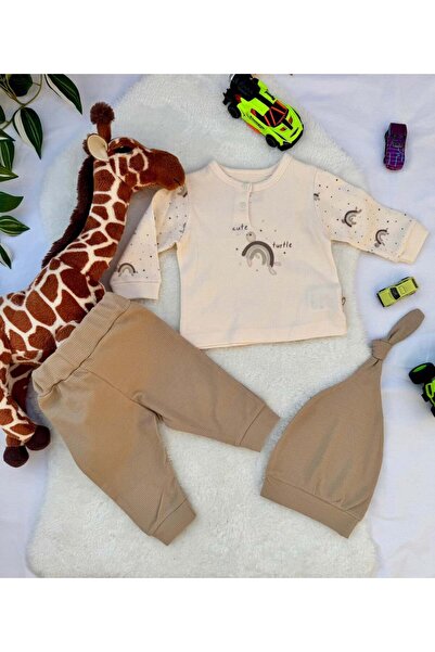 KapsülBebek 100% Organic Cotton 3-Piece Baby Set