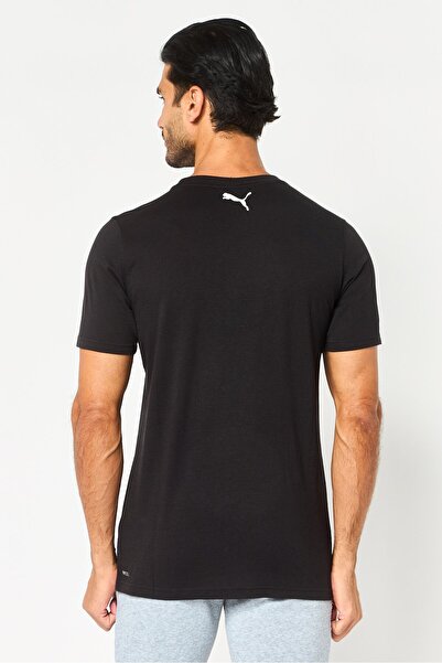 Puma Men Sportswear Fit Short Sleeve Perimeter Outdoor T-Shirt, Black