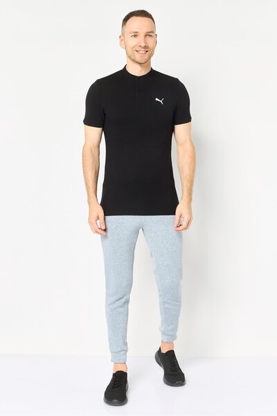 Puma Men Sportswear Fit Short Sleeve Outdoor Polo Shirt, Black