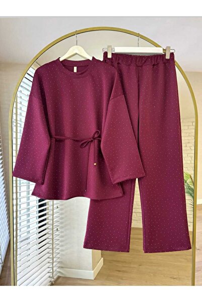 by nursel çiçek Women's Trend Stone Printed Scuba Suit