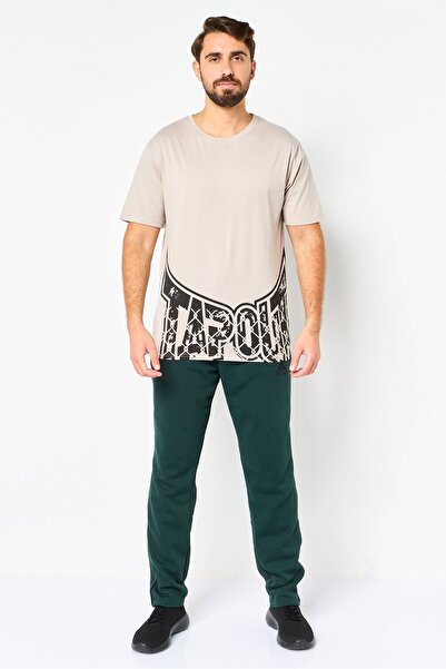 Tapout Men Sportswear Fit Short Sleeve Outdoor T-Shirt, Grey