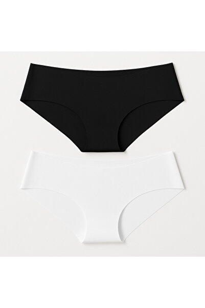 Maygiy Women's Seamless Laser Cut Underwear 2-Pack