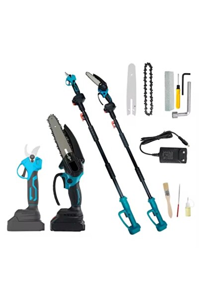 Nobrand Garden pruning set: electric shears + 6-inch mini chainsaw, 2×48V batteries, 2.13 m telescopic CMP