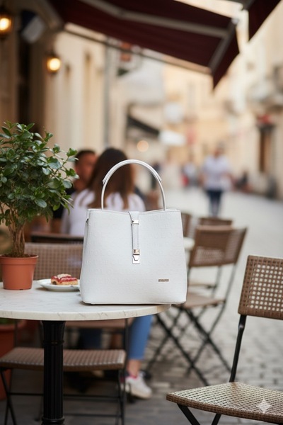 Just Polo Women's Medium Size 3-Compartment Adjustable Strap Stylish Hand & S...