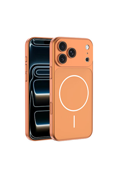 aldtelekom iPhone 15 Pro Max uyumlu ip 17 pro max görünümlü çevirici kılıf spark kapak