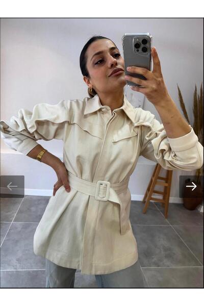 Beylem Store Düğmeli Gabardin Ceket