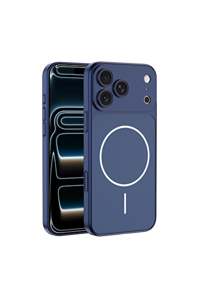 iPhone 14 Pro uyumlu ip 17 pro görünümlü çevirici kılıf spark kapak