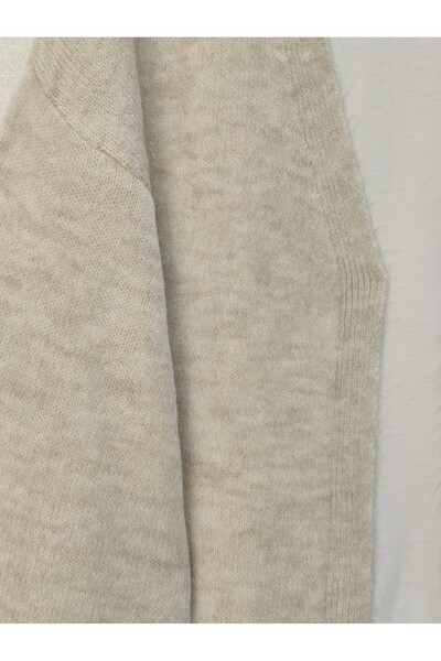 Modamorfo Double Pocket Slit Soft Cardigan -Stone