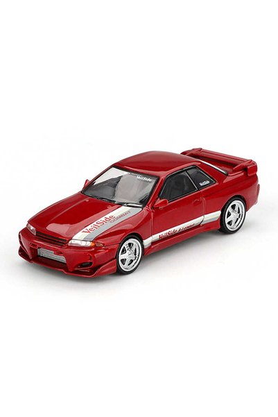 mini gt Nissan Skyline Gt-R R32 Veilside Combat C-I Gem Red 1:64 Model Car (Mgt0987)