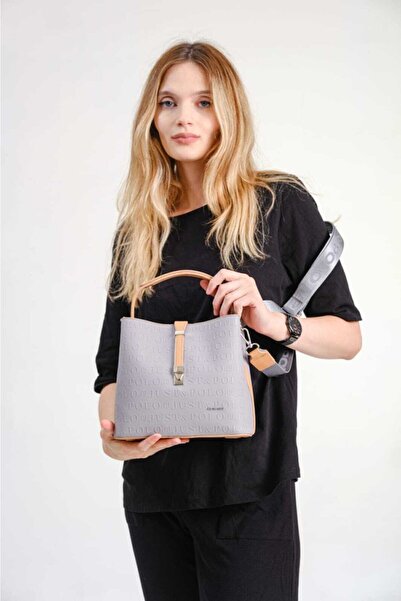 JP POLO Women's Original Just Polo 3-Compartment Adjustable Strap Stylish Hand & Shoulder Bag Shoulder Bag