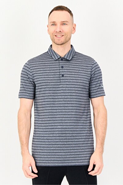 Puma Men Sportswear Fit Short Sleeve Rotation Stripe Outdoor Polo Shirt, Mult...