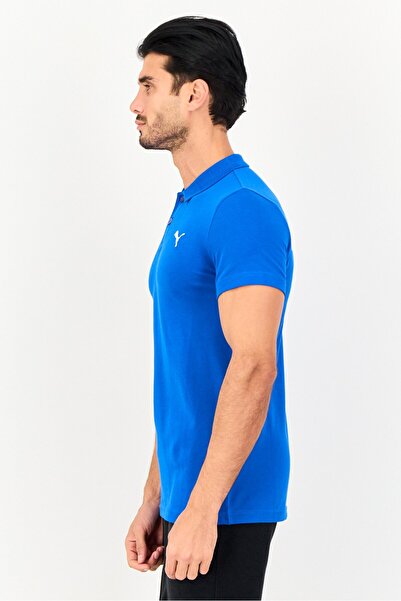 Puma Men Slim Fit Short Sleeve Outdoor Polo Shirt, Blue