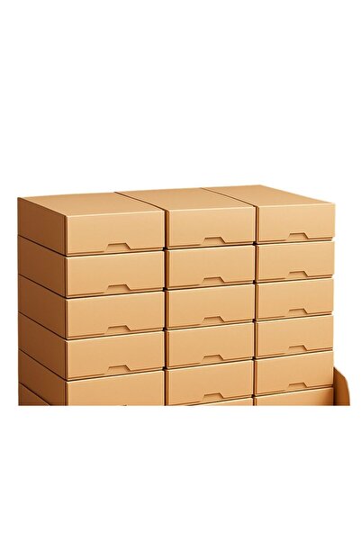 OEM Pack of 25 cardboard boxes CO3 brown 22 x 13 x 35 cm, with lid
