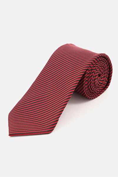 Alfani Men Ciley Nano Stripped Neck Tie, Red/Black Combo