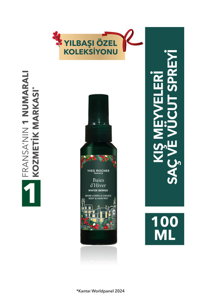 Yves Rocher Yılbaşı Saç ve Vücut Spreyi-Kış Meyveleri-65887