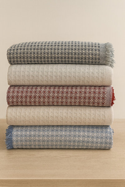 Hig Store Defne Cotton Patterned Washable Sofa Cover / Sofa Bed Cover / Throw Blanket 180X220 Size