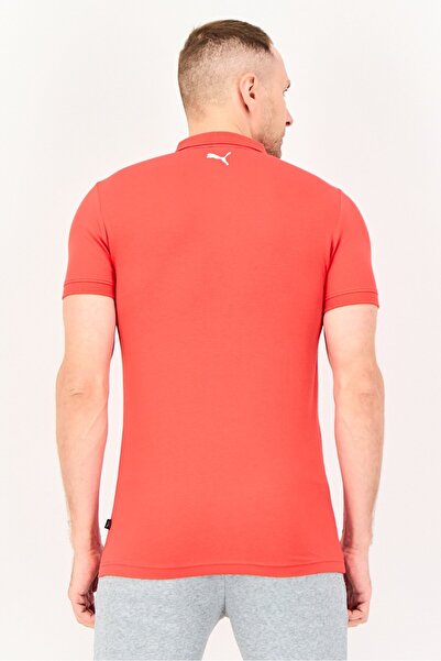 Puma Men Sportswear Fit Short Sleeve Outdoor Polo Shirt, Red