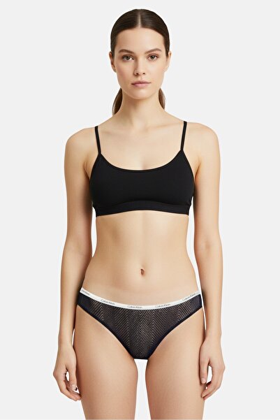 Calvin Klein Women Brand Logo Panty, Navy