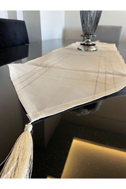 froyalife Runner Seamless Stain Resistant Colber Decoration Tasseled Dowry and Kitchen Tasseled Luxury Quality