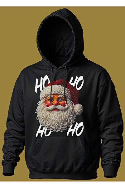 BUTSHIRT Bu T-Shirt'Santa Claus - Santa - Christmas - New Year' Themed Slim Fit Sweatshirt