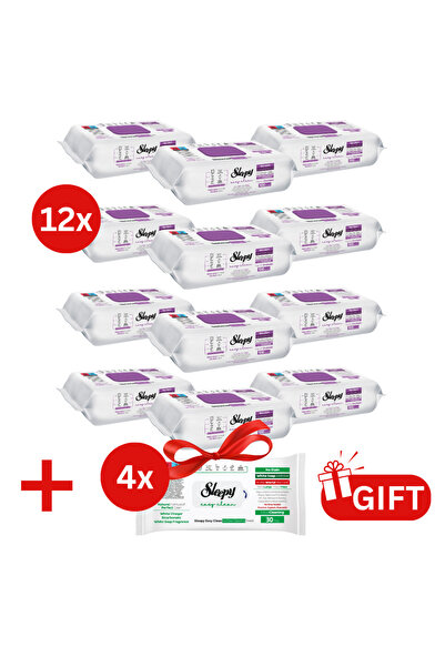 Sleepy PACHET PROMO: 12× Șervețele Orchid Garden 100 buc + 4× Șervețele White...