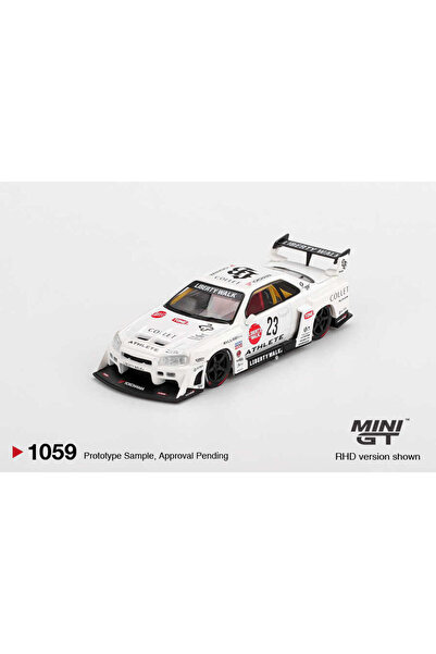 mini gt 1:64 Nissan Lb-Er34 Super Silhouette Athlete/Collet Diecast Model Car