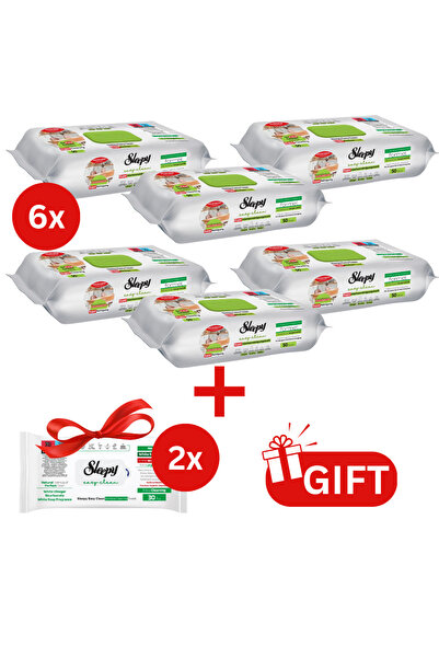 Sleepy PACHET PROMO: 6× Șervețele Easy Clean bergamotă 50 buc + 2× Șervețele ...