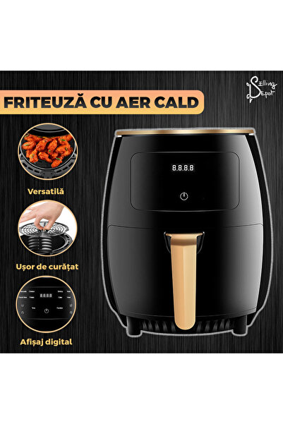 Teno Friteuză cu aer fără ulei, 100 de tăvi de copt gratuite, tehnologie de detectare inteligentă, programe automate Smart Chef