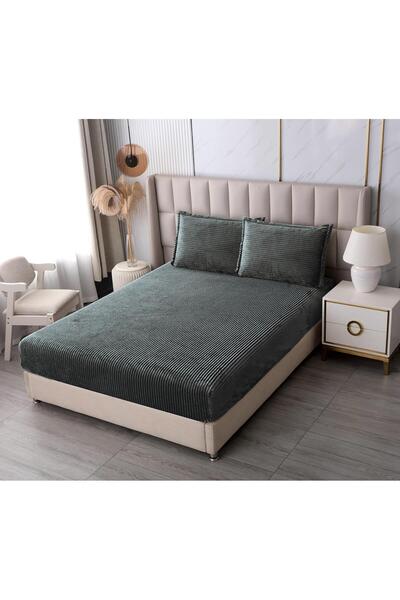 FANE Bed Cover with Elastic 160x200x20 cm + 2 Pillowcases 50x70 cm – Cocolino Material