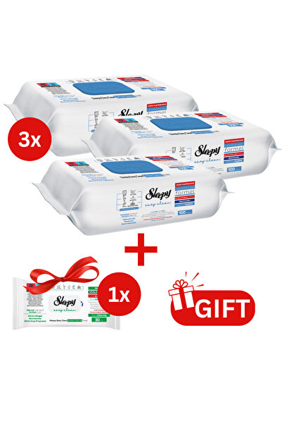 Sleepy PACHET PROMO: 3× Șervețele Bleach Additive 100 buc + 1× Șervețele Whit...