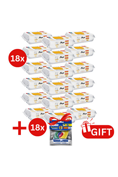 Sleepy PROMO PACKAGE: 18× Herbal Soap Additive Wipes 100 pcs + 18× Wash & Fre...