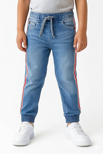 STITCH by MH Boys Denim Side Stripe Jogger
