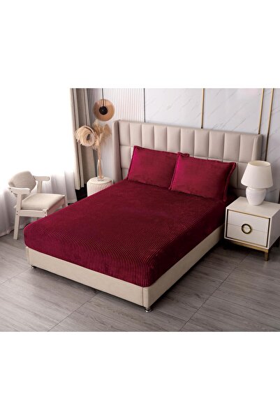 FANE Bed Cover with Elastic 160x200x20 cm + 2 Pillowcases 50x70 cm – Cocolino Material