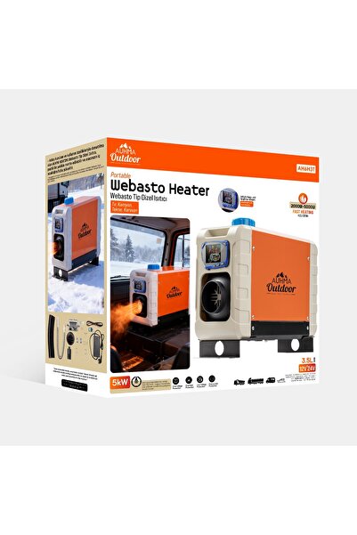 auhma Taşınabilir 5kw 12-24-220V Dizel Isıtıcı Vebasto