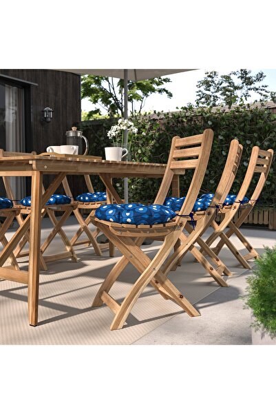 Generic Chair cushion, outdoor, dark blue, 35 cm