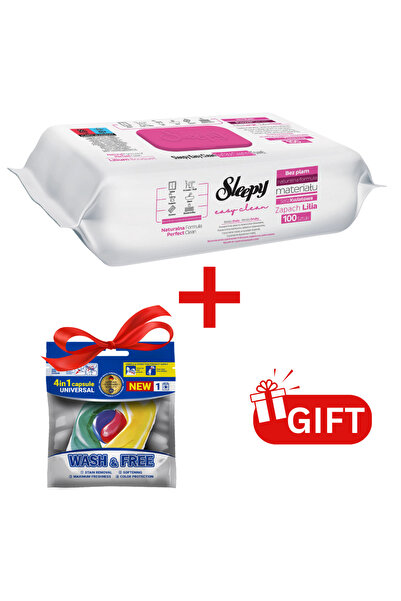 Sleepy PACHET PROMO: 1× Șervețele Lilium Bouquet 100 buc + 1× Capsule rufe Wa...