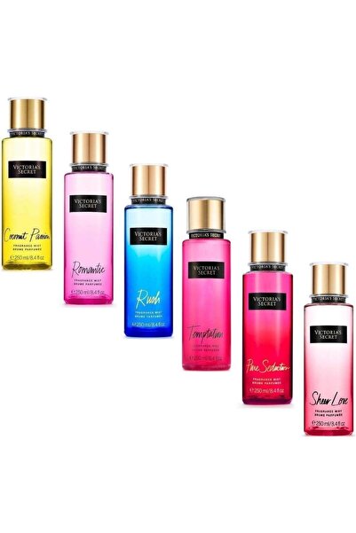 Victoria's Secret 6-piece Body Fragrance Spray Set, 6×250 ml, Unisex