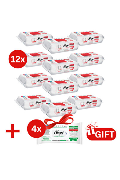 Sleepy PACHET PROMO: 12× Șervețele Cherry Blossom 100 buc + 4× Șervețele Whit...