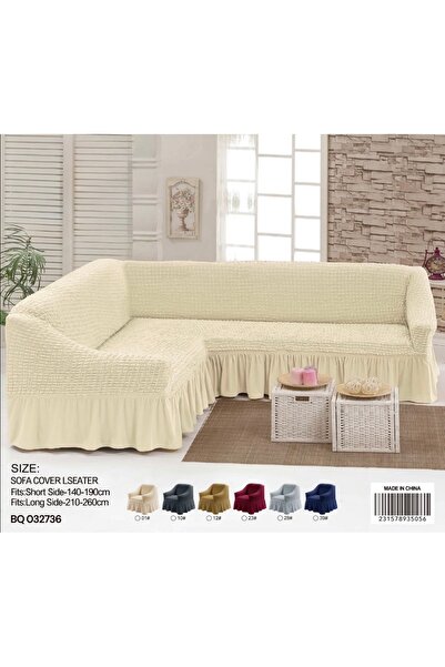 STAYILK DRESSES Flexible corner sofa cover for living rooms