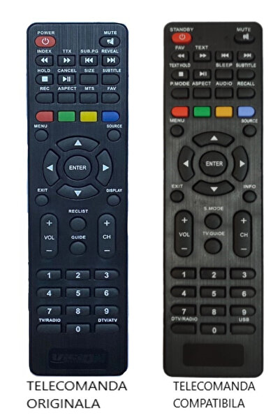 OEM Remote control compatible with TV Vision/ Smar Tech RMC/CBU/001N IIR1027 (398-1)