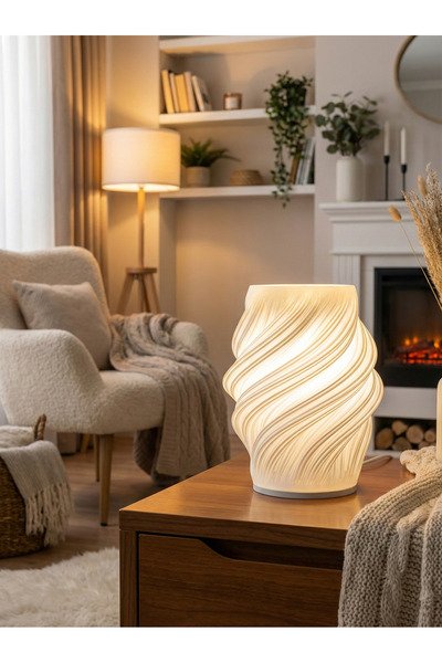 Tuby Store Swin Serisi Abajur - Dekoratif Aydınlatma - Gece Lambası - Masaüst...