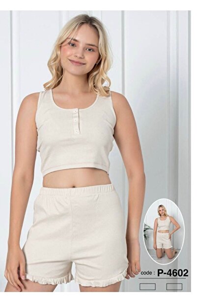 emseytrend U Neck Shorts Pajama Set