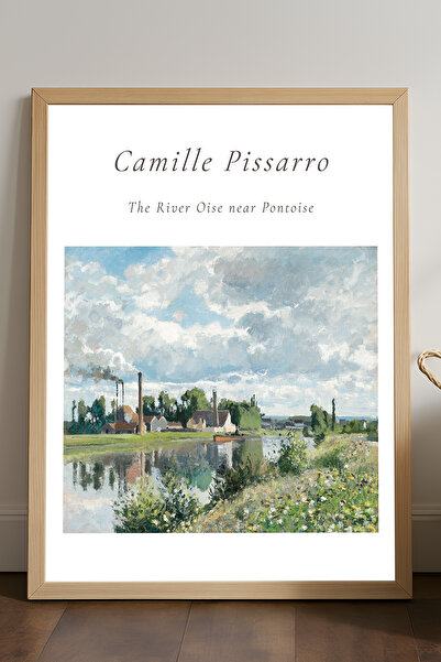 Duvarda Poster înrămat din lemn natural Camille Pissarro, pictură decorativă ...