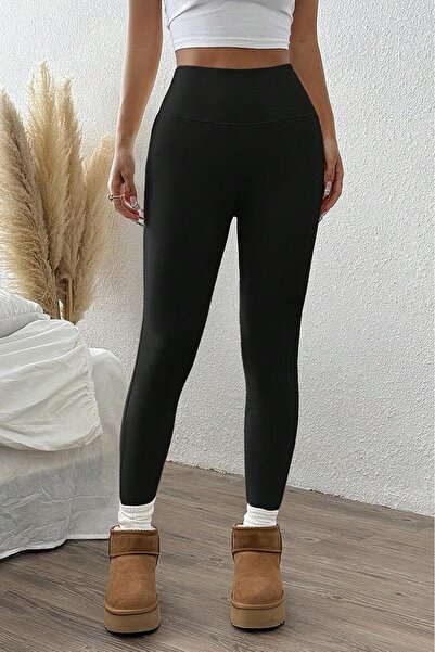 CRNSSWİMWEAR Colanți negri pentru femei, care adună fesele și nu se văd prin lenjerie